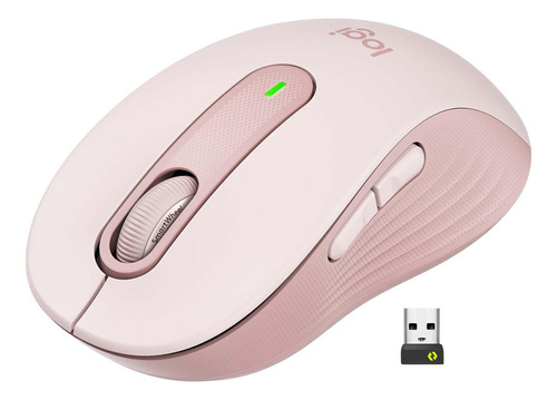 Mouse Inalámbrico Logitech Signature 5 Botones Rosa