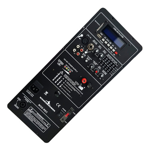 Modulo Bi Amplificado Bluetooth/usb Recargable 250w