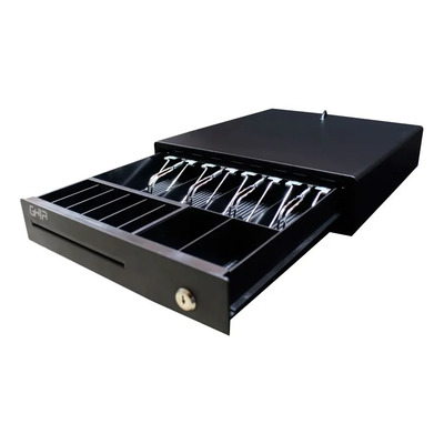 Cajon De Dinero Ghia Gcd481 Negro 4 Billetes \u002F 8 Monedas | Envío gratis