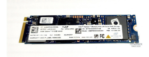 Disco Solido Ssd Nvme 512 Gb Intel Optane 32 Gb M.2 2280