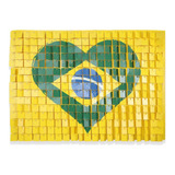 Cortina Brasil Painel Mágico Copa 2022 Decoração Patriota 1u