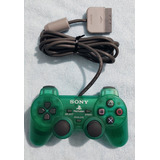 Controle Sony Ps1 Original Verde Translúcido Playstation 1