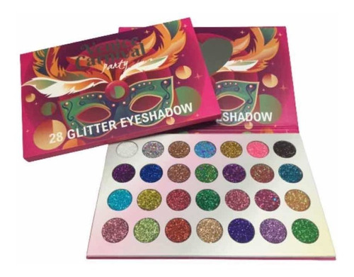 Paleta De Sombras Para Ojos Con Glitter. Envío Gratis!!!!!