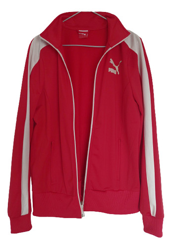 Puma Campera Deportiva Urbana Unisex Vintage Roja 44-xl