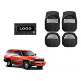 Tapetes 3d Charola Logo Dodge Ramcharger 1995 - 1998 1999