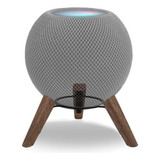 Balolo Trípode De Madera Real Para Homepod Mini (nogal Negro