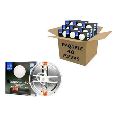 Megaluz S09W18IB Pack 40 Blanco Frío 6500 K | Envío gratis
