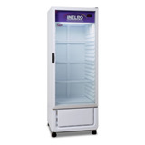 Exhibidor Vertical Inelro Mt14 De 390lts Puerta Doble Vidrio