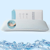 Almohada Ultra Delgada De Espuma De Memoria Con Gel De 3.25 