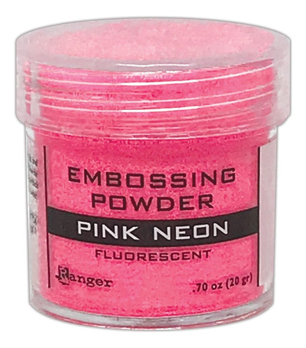 Scrapbook Ranger Polvo Embossing 20gr Pink Neon Rosa Fluo