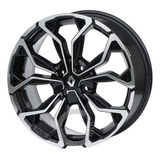 Jogo De Rodas Aro 14 4x100 Renault Clio Logan Sandero Rs Cor Preto Diamante