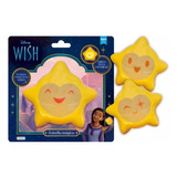 Estrella Mágica Disney Wish Ilumina Cuarto Brilla Oscuridad Color Amarillo