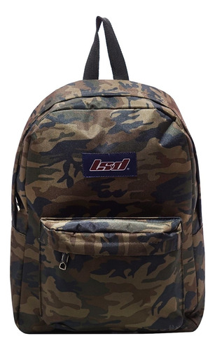 Mochila Camuflada De Espalda Urbana Colegial Lsyd 16p  1206