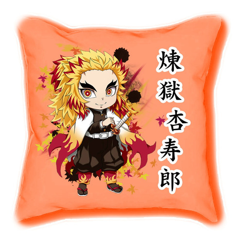 Kimetsu No Yaiba Cojin 35 X 35 Cm Personalizable