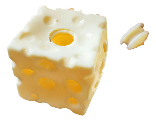 Bola De Queso Amarilla Clara De 2,75 Pulgadas Con Tapa Y Pin