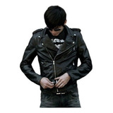 Chaqueta Rocker Slim Negra, Mi Estilo Biker