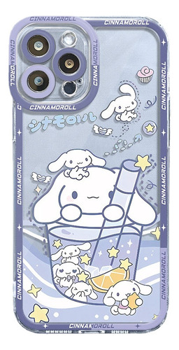 Funda Para iPhone 11 Pro 13 Mini 15 14 12 Kuromi Cinnamoroll