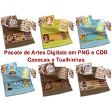 Pacote Digital De Artes Para Canecas E Toalhinhas De Pascoa