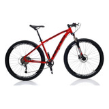 Mountain Bike Deeper Maximus 1x9 - 9v 2023 Aro 29 21  Freios De Disco Hidráulico Cor Vermelho/preto