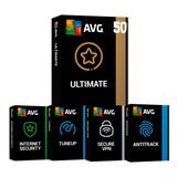 Antivirus Avg Ultimate | 50 Dispositivos | 1 Año