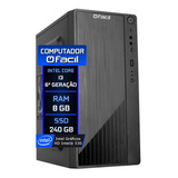 Computador Fácil Intel Core I3 6ª Geração 8gb Ssd 240gb
