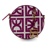 Bolsa Cloe Para Mujer Crossbody Circular Suede Color Multicolor