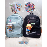 Mochila Escolar Universitaria One Piece Anime + Regalos 