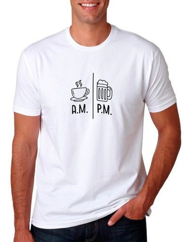 Camiseta Camisa Café Coffe A.m P.m T-shirt Personalizada Top