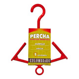 Percha Ancla Para Calzado/zapatilla Art 8074 Colombraro Color Rojo