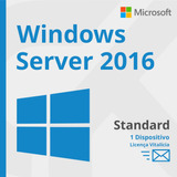 Licença Digital Chave Completa 16 Cores Windows Server 2016 
