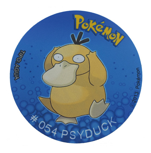 Mousepad De Tazo Pokemon Modelo #054 Psyduck