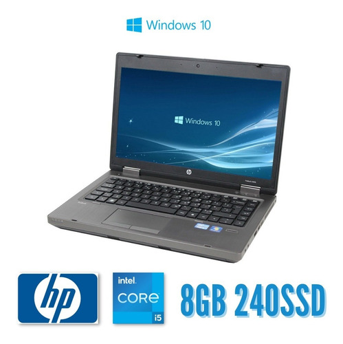 Notebook Hp Probook 6460b - I5 2520m 8gb 240ssd - Windows 10