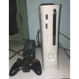 Xbox 360 Blanca Con Juegos Y Joystick Inalámbrico