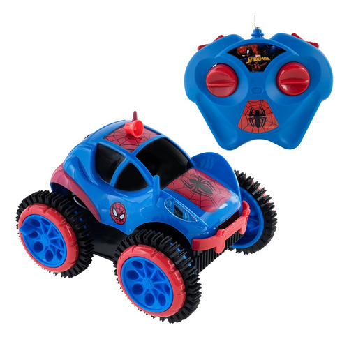 Carrinho De Controle Remoto Homem Aranha Spider Flip Candide