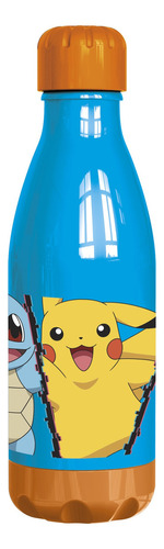 Botella De Agua Infantil Pokemon 560ml New Ar1 1273 Ellobo