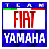 Calcomania Sticker Team Fiat Yamaha Efx Ss Moto Auto
