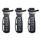 Suporte De Bike Parede Vertical Absolute 3 Unidades Cor Preto