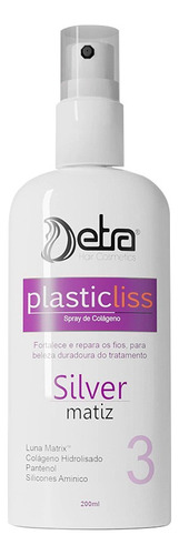 Spray De Colageno Matizador Silver Plastic Liss Detra Hair