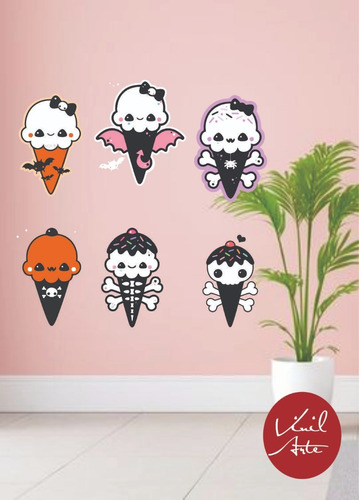 Decoracion Monstruos Fantasmas Helados  Dia De Muertos 