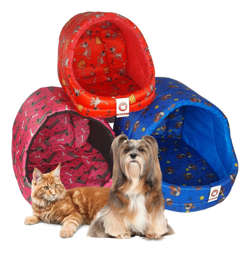 Caminha Iglu Para Cachorro Ou Gato Cama Pet Grande