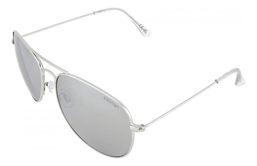 Lentes De Sol Levis X14003 Outlook Plateado Unisex