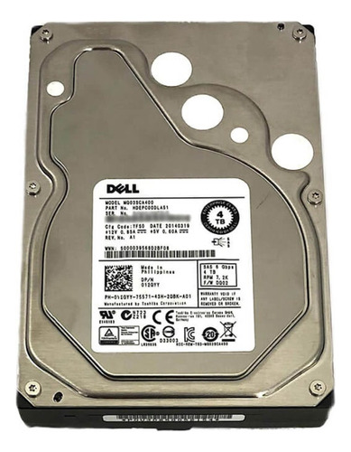 Hd Servidor Ou Storage Dell 4tb 6gbps 7.2k 3.5 Sas Seminovo