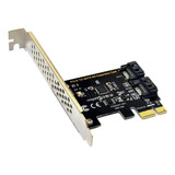 2024 Pequeño Adaptador Pci-e Pci Express A Sata 3.0 Pin Iii