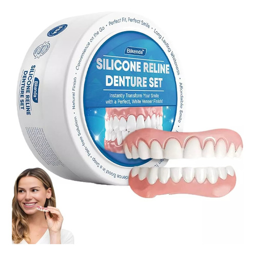 Juego De Dentaduras Bikenda Silicone Reline, Dentadura De Si