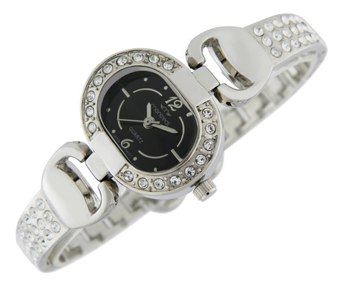 Reloj Montreal Mujer Ml574 Apliques De Strass 