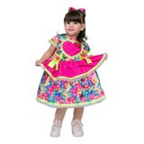 Vestido Infantil Festa Junina Roupa São João Junino Menina 