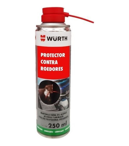 Repelente Roedor Wurth Spray Protector Cable Vehiculos Casas