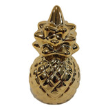 Adorno De Anana Figura Decorativa Fruta Mediana Sheshu Home Color Oro