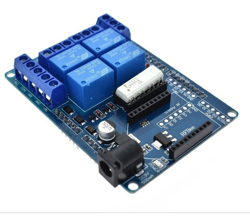 Shield Rele 4ch 70w Arduino Uno R3 + Puerto P/ Xbee Itytarg