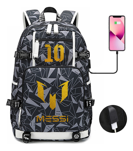 Mochila Transborder Direct Supply Basketball Star Usb Comp